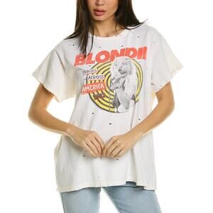 Sandrine Rose The Virgin Label Blondie Distressed Graphic T-Shirt M $119 MSRP